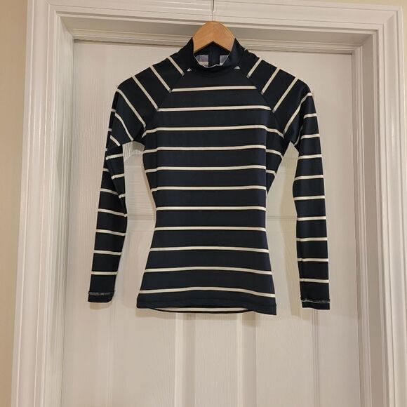 J. Crew rash guard navy stripe size XS - Picture 3 of 6